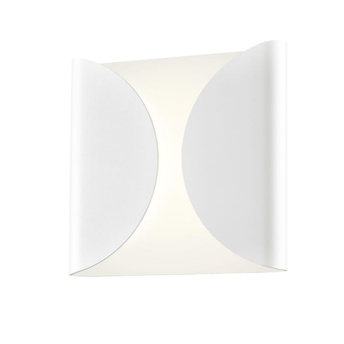 Sonneman Folds 8" LED Wall Sconce in Textured White Sonneman Folds 8" LED Wall Sconce in Textured White