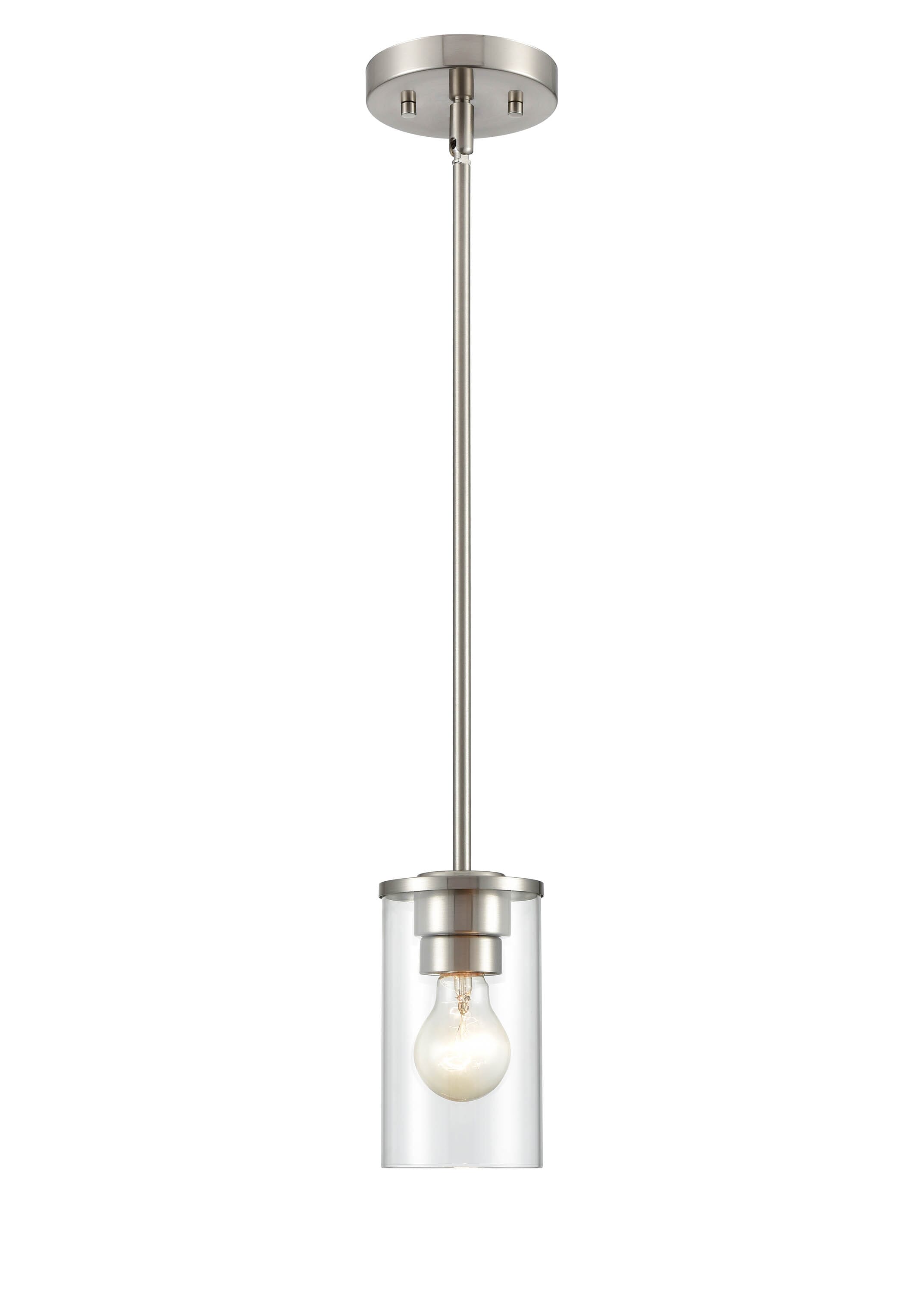 Millennium Lighting Verlana 1-Light Pendant In Brushed Nickel