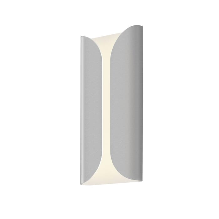 Sonneman Folds 13.75" LED Wall Sconce in Textured Gray Sonneman Folds 13.75" LED Wall Sconce in Textured Gray