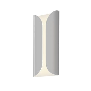 Sonneman Folds 13.75" LED Wall Sconce in Textured Gray