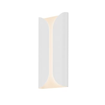 Sonneman Folds 13.75" LED Wall Sconce in Textured White