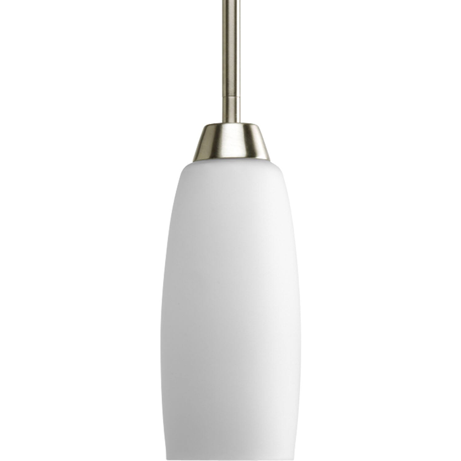 Brushed Nickel One Light Mini Pendant from the Wisten Collection
