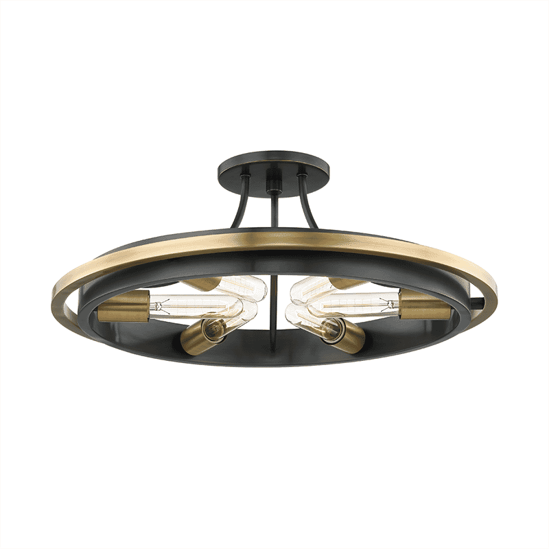 Chambers 6-Light Ceiling Light in Aged Old Bronze