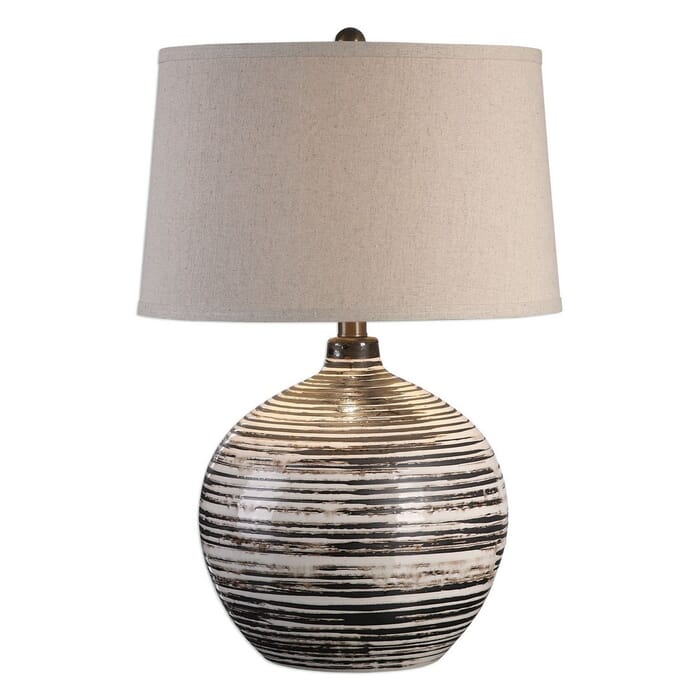 Uttermost Bloxom 27" Textured Ceramic Lamp in Dark Mocha Bronze Uttermost Bloxom 27" Textured Ceramic Lamp in Dark Mocha Bronze