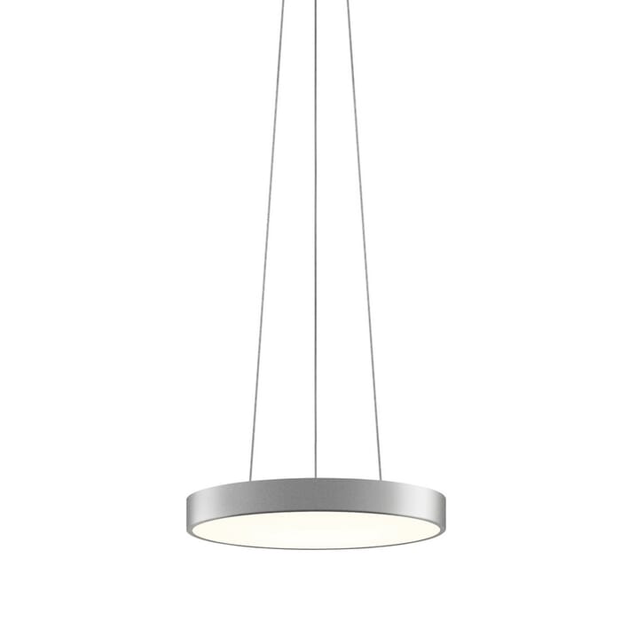 Sonneman Pi 16" LED Pendant in Bright Satin Aluminum Sonneman Pi 16" LED Pendant in Bright Satin Aluminum