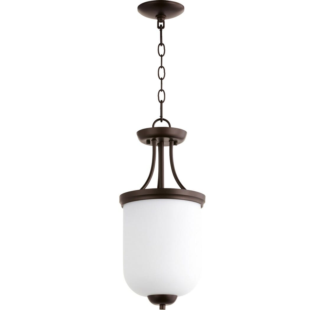 Quorum Enclave 2-Light 9"" Pendant Light in Oiled Bronze -  Quorum International, 2759-9-86