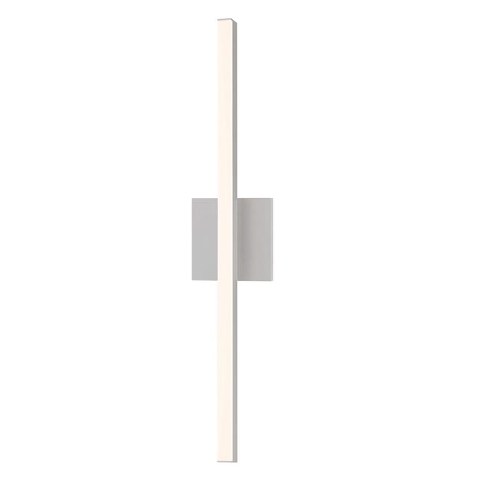 Sonneman Stix LED Bathroom Vanity Light in Bright Satin Aluminum Sonneman Stix LED Bathroom Vanity Light in Bright Satin Aluminum