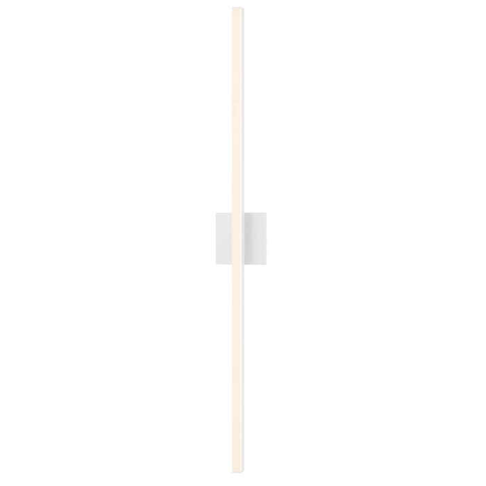 Sonneman Stix LED Bathroom Vanity Light in Satin White Sonneman Stix LED Bathroom Vanity Light in Satin White