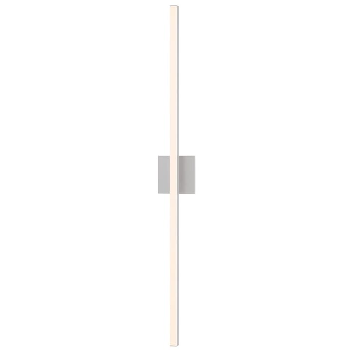 Sonneman Stix LED Bathroom Vanity Light in Bright Satin Aluminum Sonneman Stix LED Bathroom Vanity Light in Bright Satin Aluminum