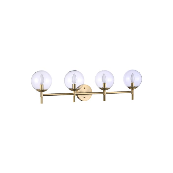 Minka Lavery Auresa 40-Light Bathroom Vanity Light in Soft Brass Minka Lavery Auresa 40-Light Bathroom Vanity Light in Soft Brass