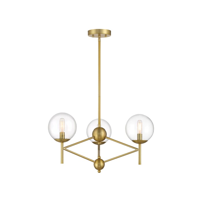 Minka Lavery Auresa 3-Light Pendant Light in Soft Brass Minka Lavery Auresa 3-Light Pendant Light in Soft Brass