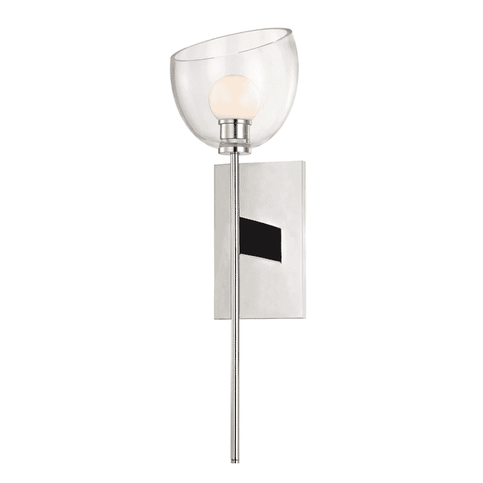 Hudson Valley Davis 20" Wall Sconce in Polished Nickel Hudson Valley Davis 20" Wall Sconce in Polished Nickel