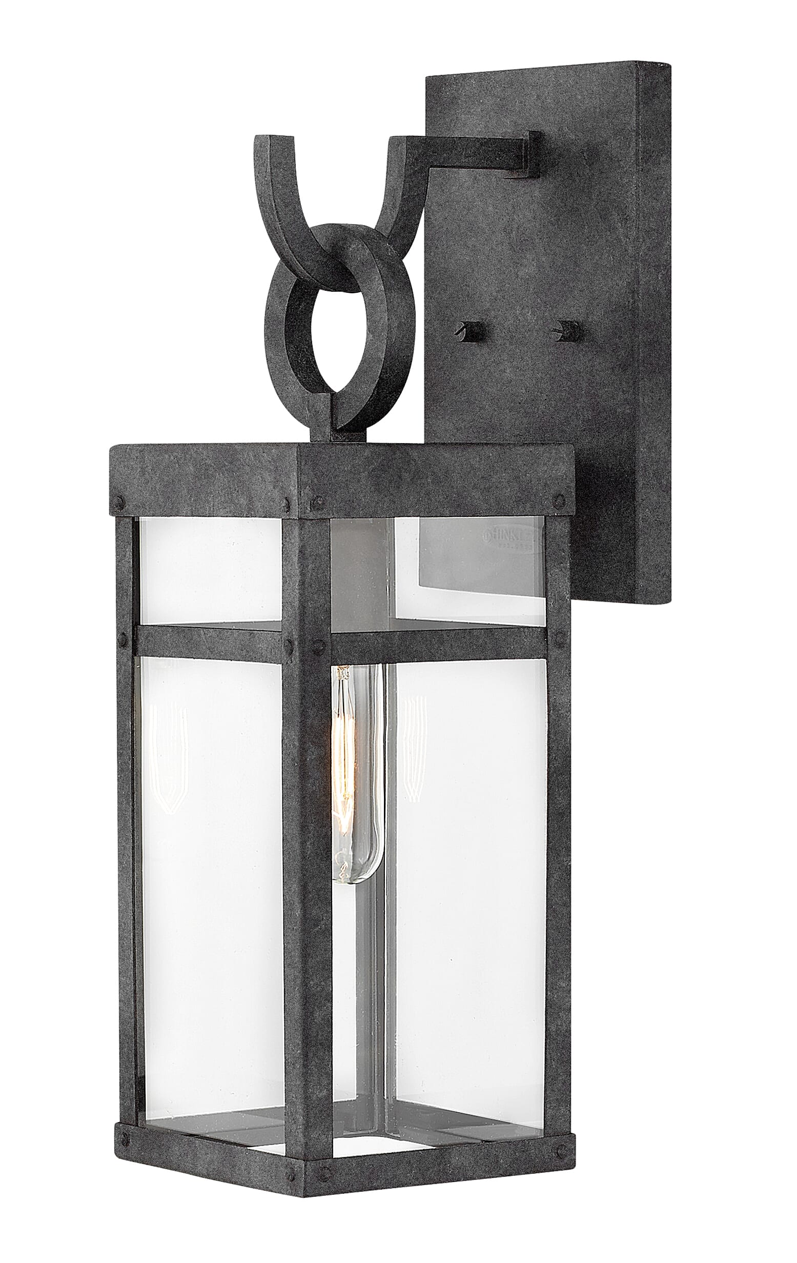 Aged Zinc LED Wall Mount from the Porter Collection