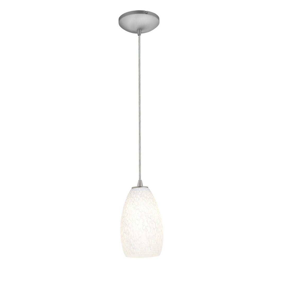 Access Champagne Pendant Light in Brushed Steel