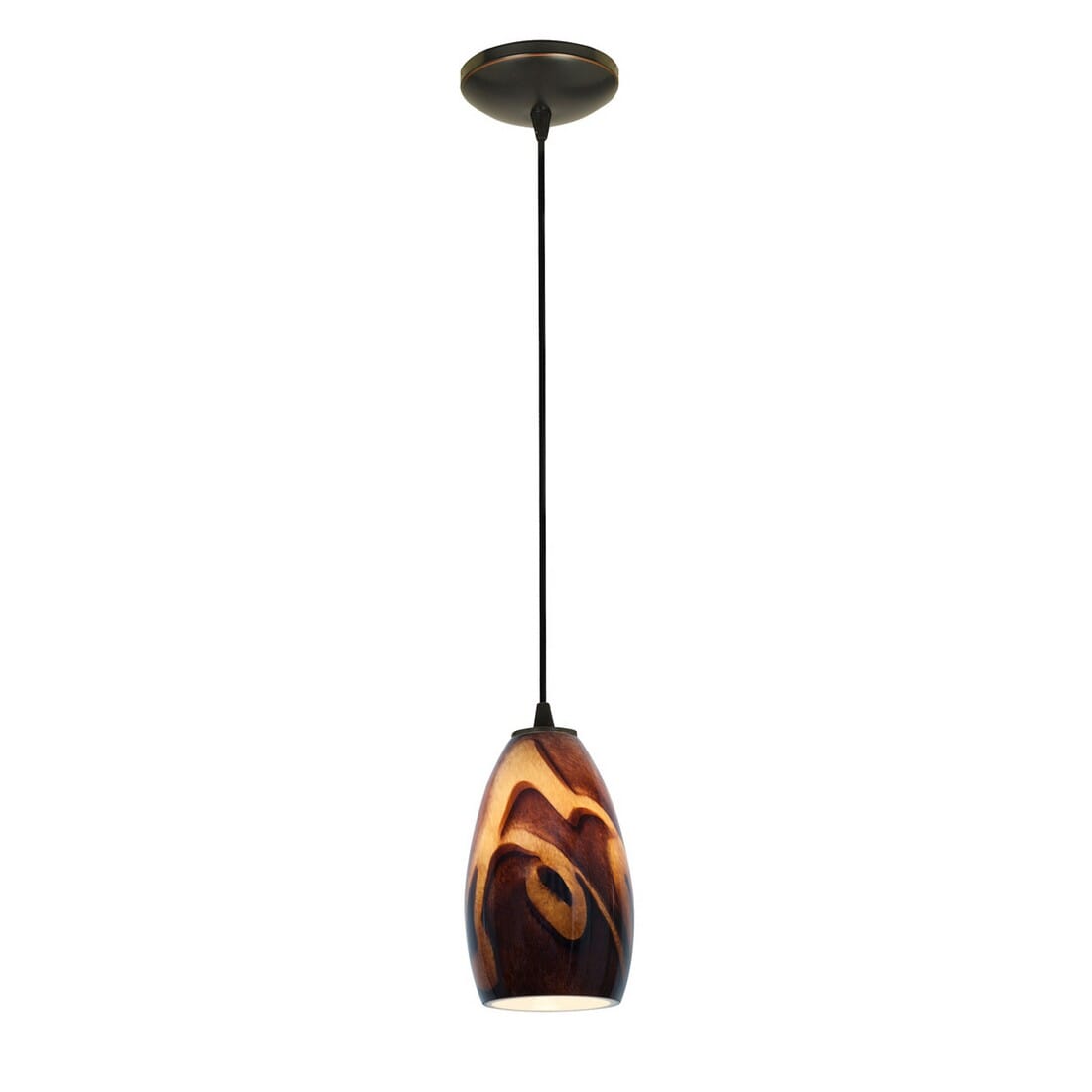 Access Champagne Pendant Light in Oil Rubbed Bronze -  Access Lighting, 28012-1C-ORB/ICA