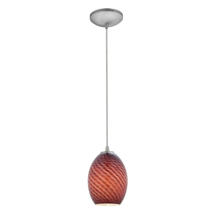 Access Brandy Firebird Pendant Light in Brushed Steel Access Brandy Firebird Pendant Light in Brushed Steel