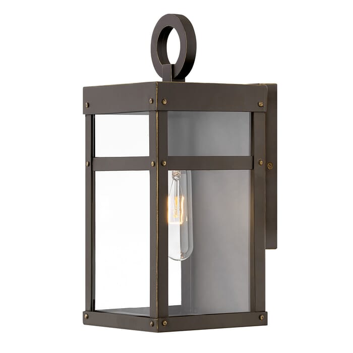 Hinkley Porter 13" Outdoor Wall Light in Oil Rubbed Bronze Hinkley Porter 13" Outdoor Wall Light in Oil Rubbed Bronze