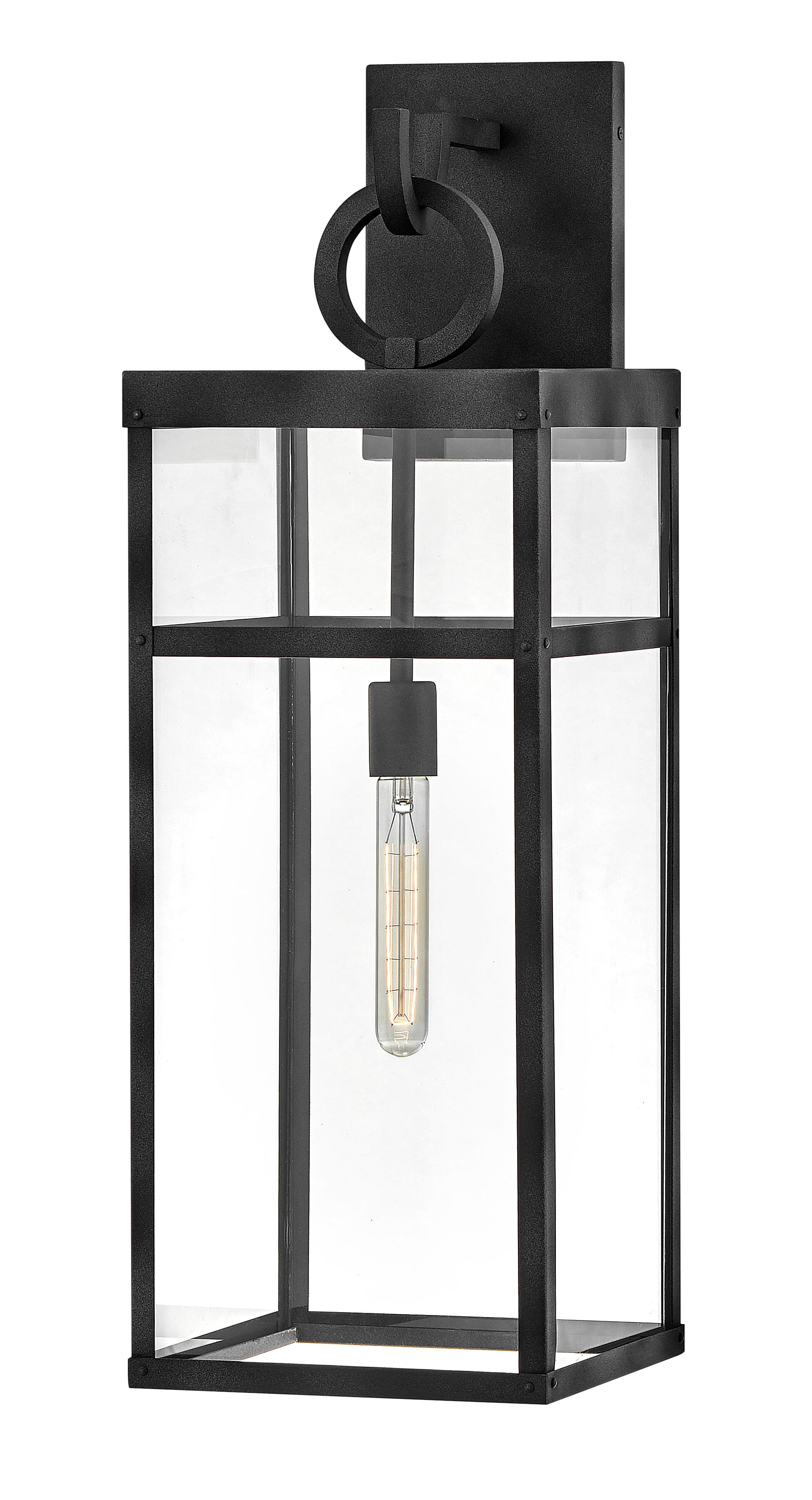 Aged Zinc LED Outdoor Wall Mount from the Porter Collection
