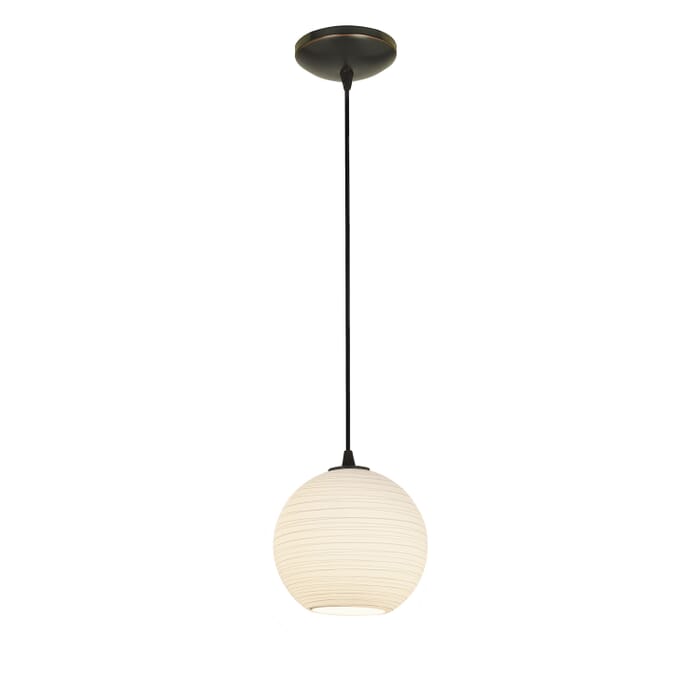 Japanese Lantern 1-Light Pendant in Oil Rubbed Bronze Japanese Lantern 1-Light Pendant in Oil Rubbed Bronze