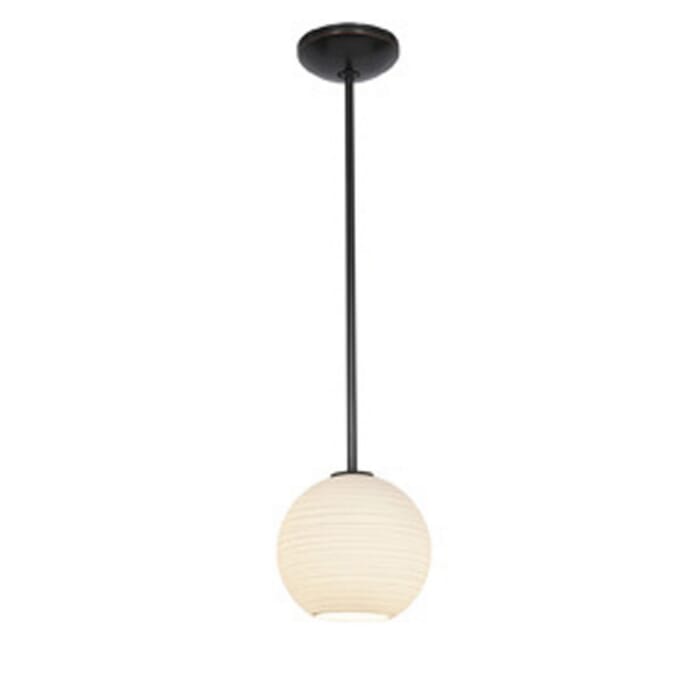 Japanese Lantern 1-Light Pendant in Oil Rubbed Bronze Japanese Lantern 1-Light Pendant in Oil Rubbed Bronze