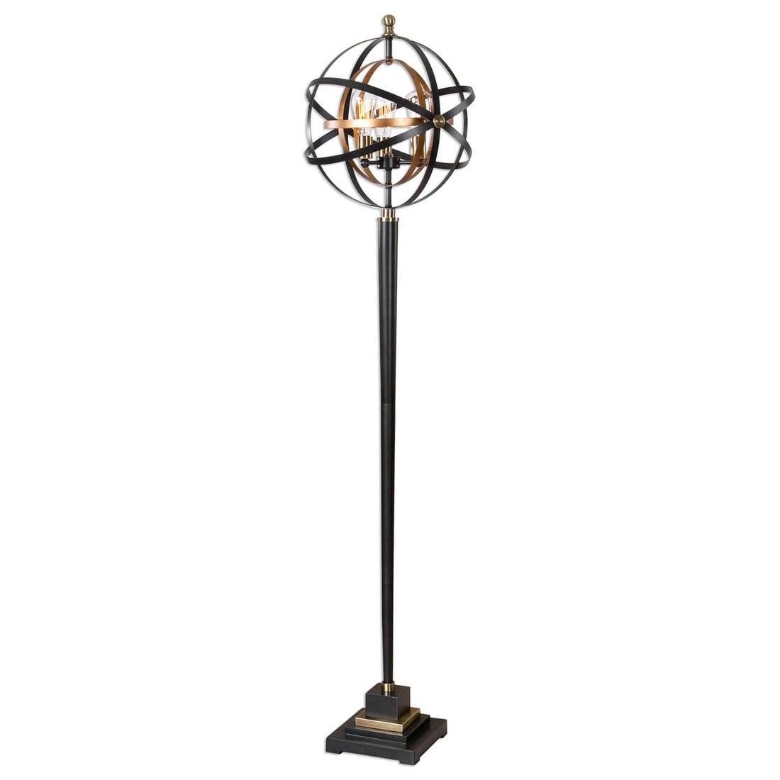 Oil rubbed bronze floor shop lamp