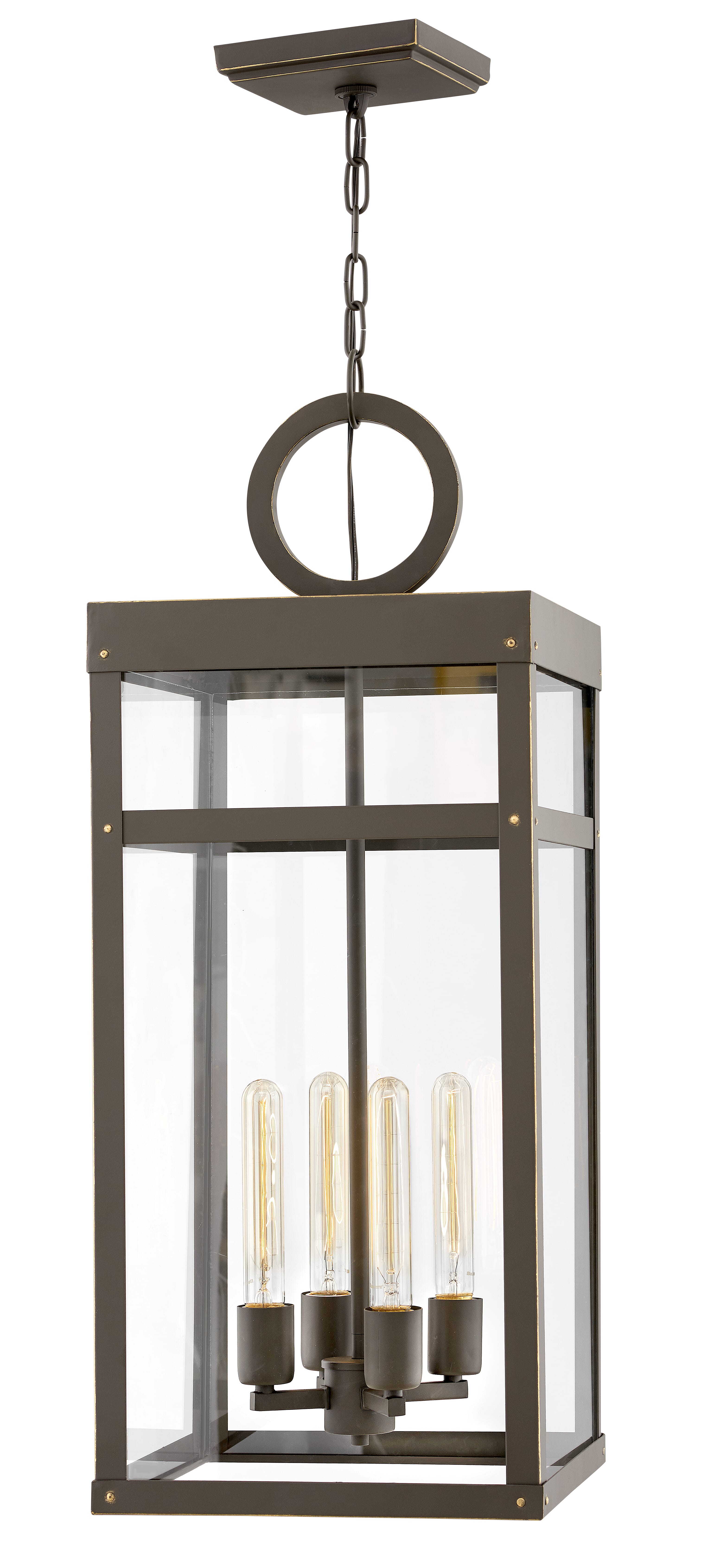 Oil Rubbed Bronze LED Lantern from the Porter Collection