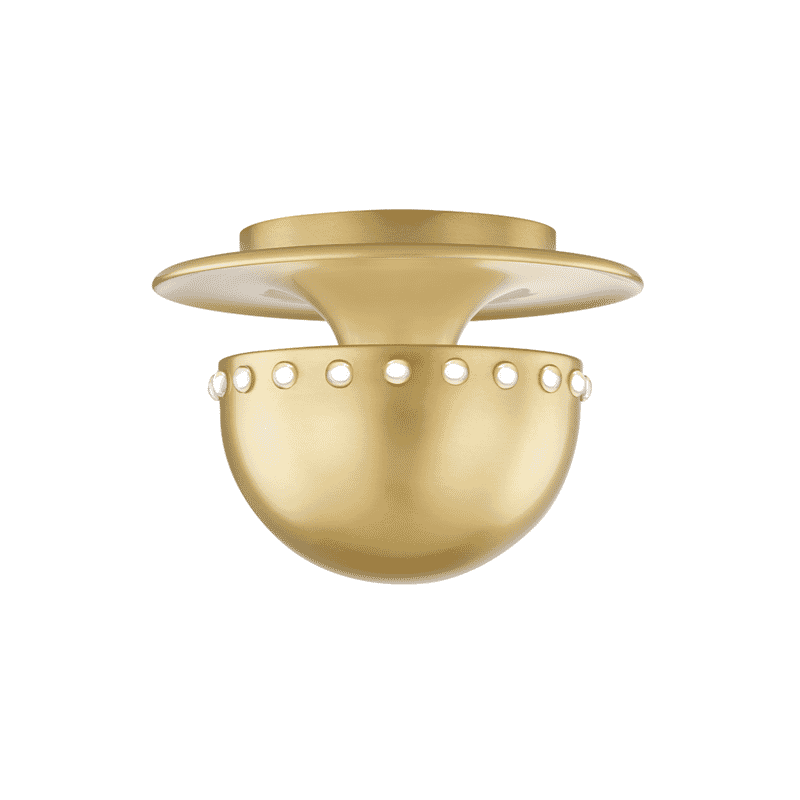 Hudson Valley Nash Ceiling Light in Aged Brass - 2809-AGB