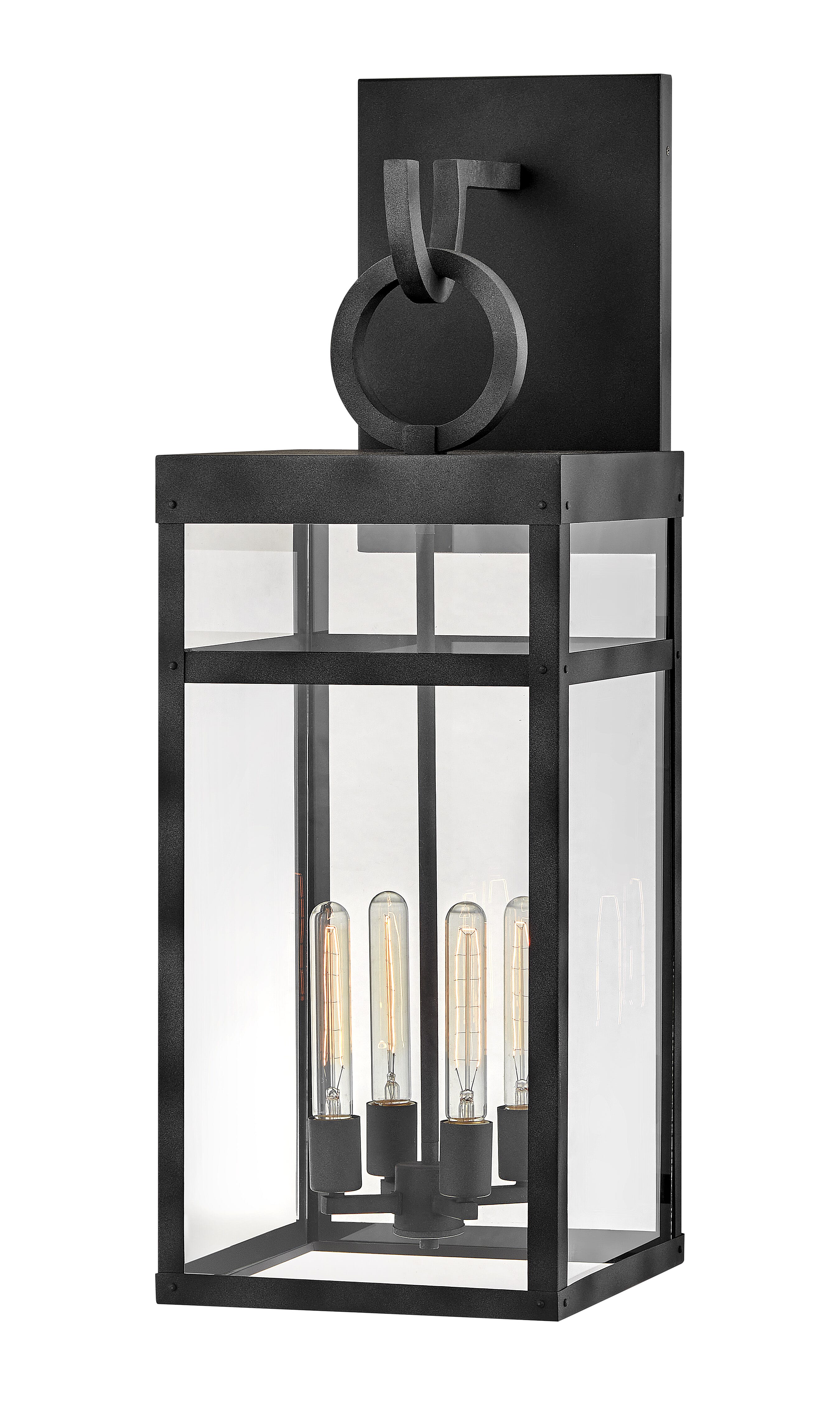 Aged Zinc LED Outdoor Wall Mount from the Porter Collection