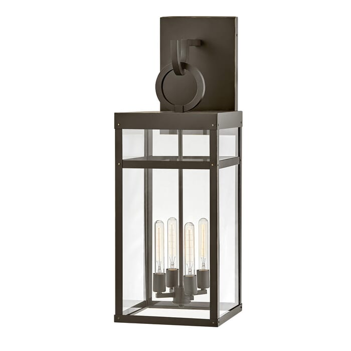 Hinkley Porter 4-Light 35" Outdoor Wall Light in Oil Rubbed Bronze Hinkley Porter 4-Light 35" Outdoor Wall Light in Oil Rubbed Bronze