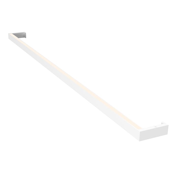 Sonneman Thin-Line 1" Bathroom Vanity Light in Satin White Sonneman Thin-Line 1" Bathroom Vanity Light in Satin White