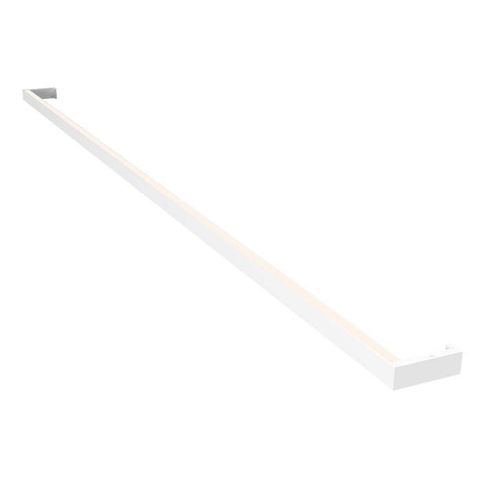 Sonneman Thin-Line 1" Bathroom Vanity Light in Satin White Sonneman Thin-Line 1" Bathroom Vanity Light in Satin White