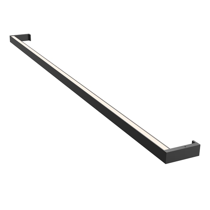 Sonneman Thin-Line 1" Bathroom Vanity Light in Satin Black Sonneman Thin-Line 1" Bathroom Vanity Light in Satin Black