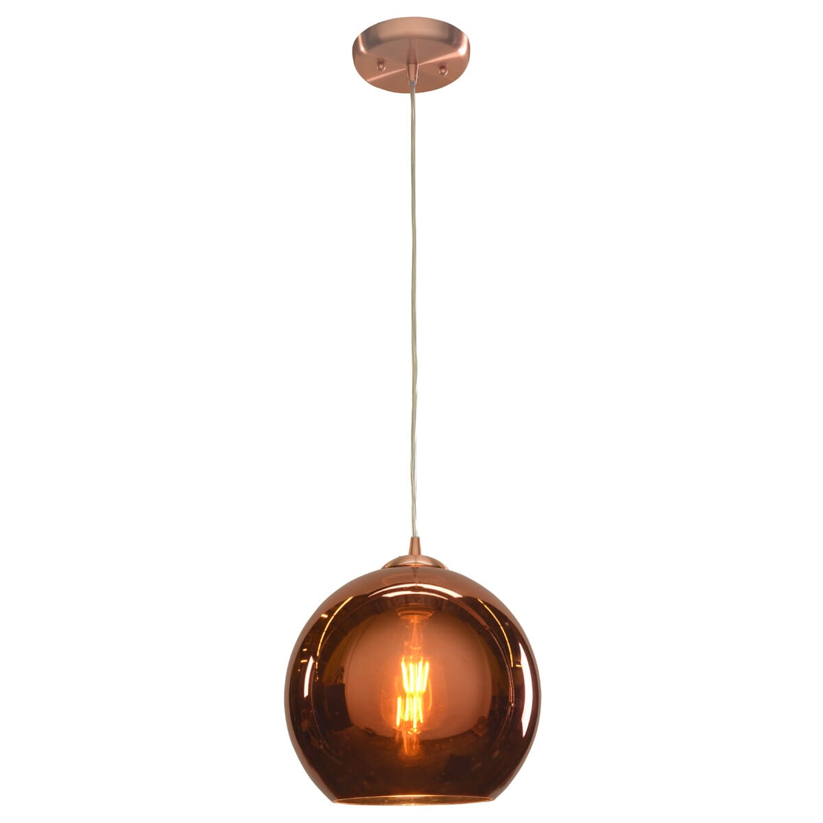 Access Glow Pendant Light in Brushed Copper