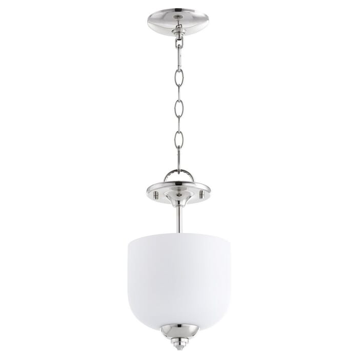 Quorum Richmond 3-Light Pendant Light in Polished Nickel Quorum Richmond 3-Light Pendant Light in Polished Nickel