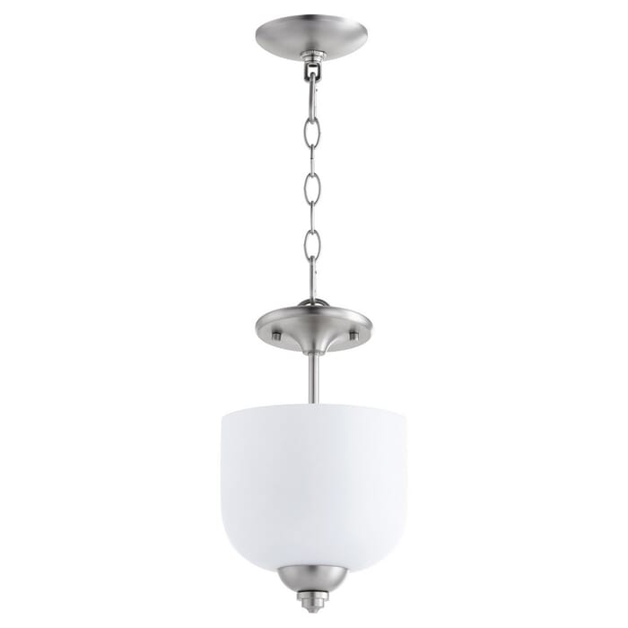 Quorum Richmond 3-Light Pendant Light in Satin Nickel Quorum Richmond 3-Light Pendant Light in Satin Nickel