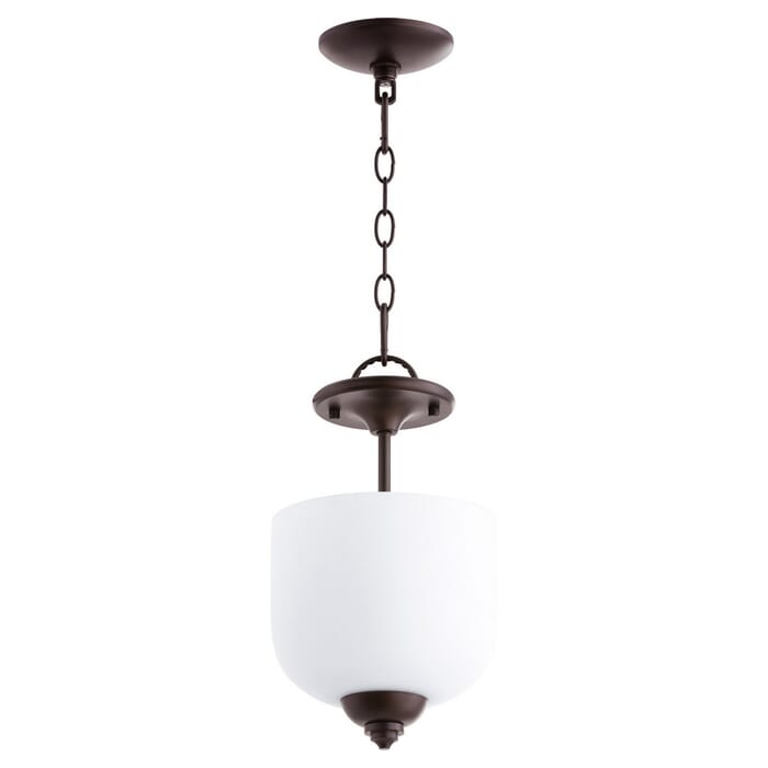 Quorum Richmond 3-Light Pendant Light in Oiled Bronze Quorum Richmond 3-Light Pendant Light in Oiled Bronze