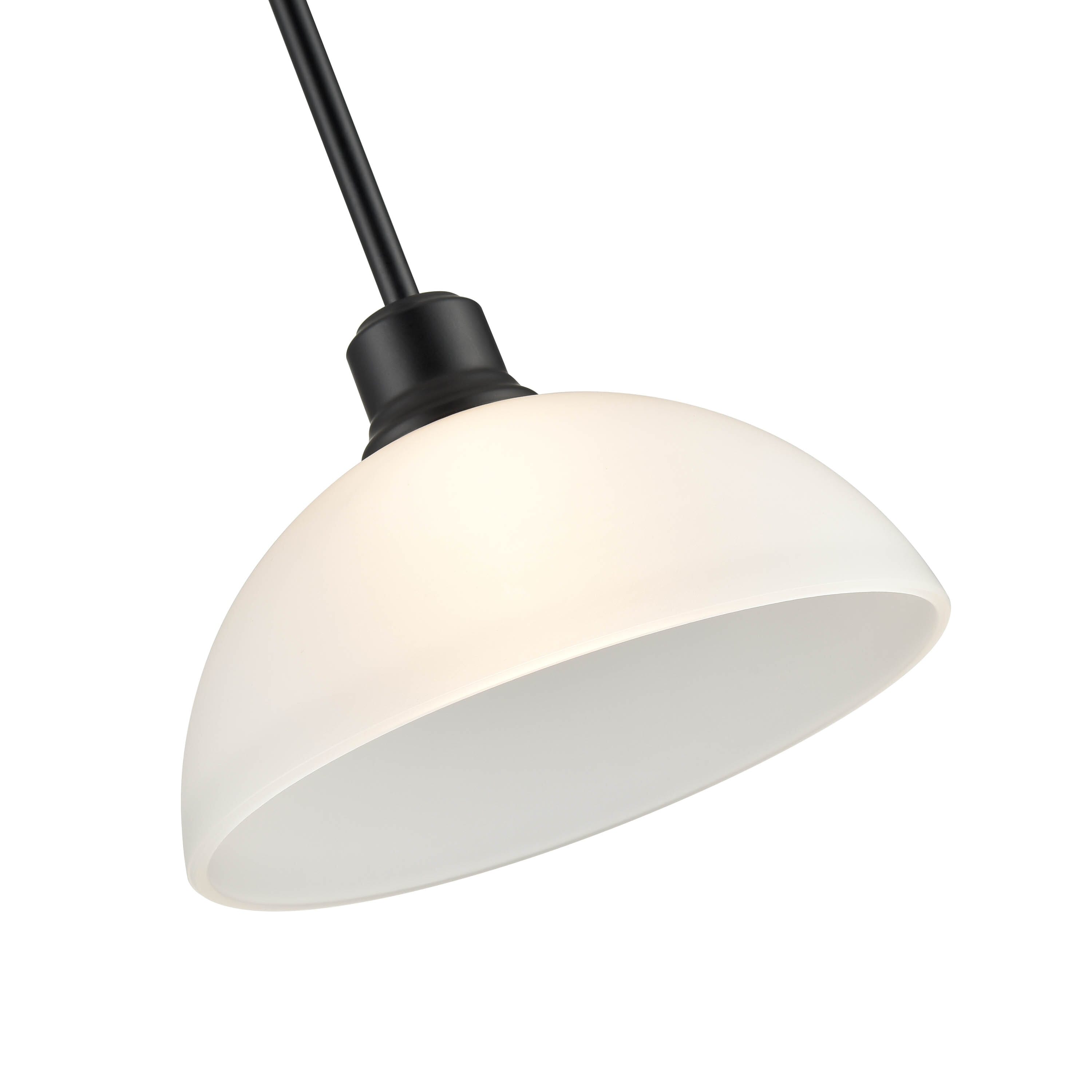 Millennium Lighting Amberle 1-Light Mini-Pendant In Matte Black