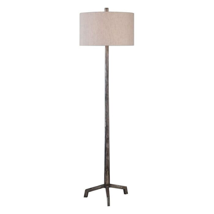 Uttermost Ivor Floor Lamp in Raw Steel Uttermost Ivor Floor Lamp in Raw Steel