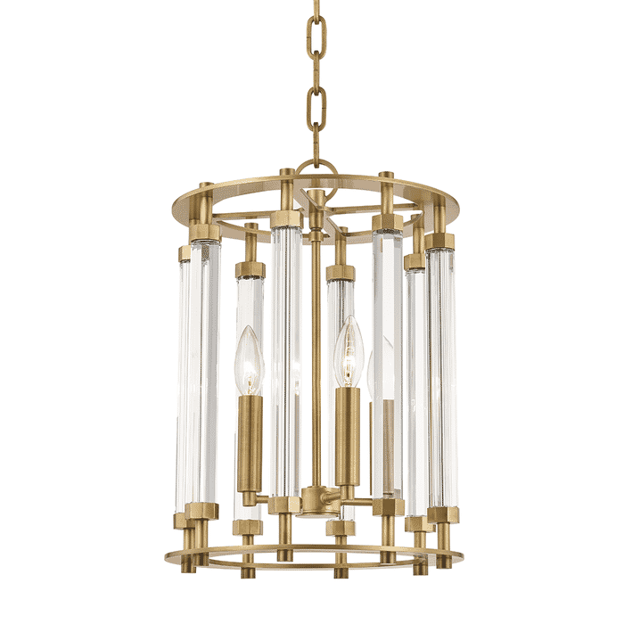 Hudson Valley Haddon Pendant Light in Aged Brass Hudson Valley Haddon Pendant Light in Aged Brass