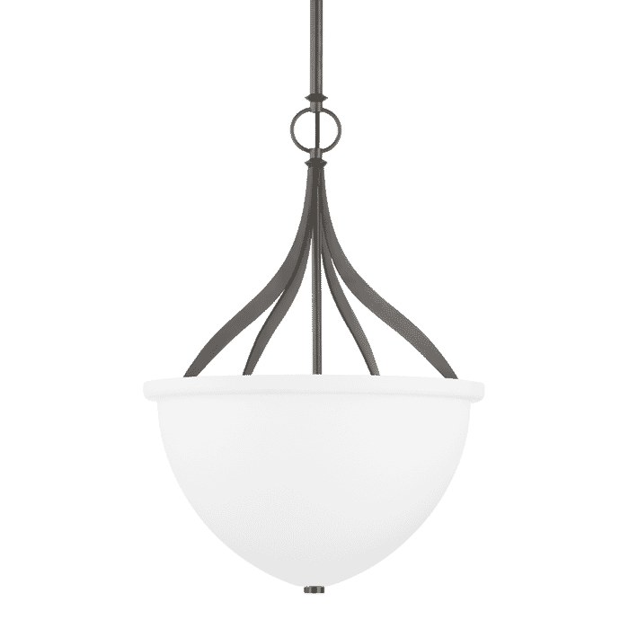 Hudson Valley Browne 3-Light Pendant Light in Distressed Bronze Hudson Valley Browne 3-Light Pendant Light in Distressed Bronze