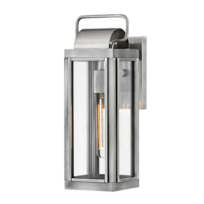 Hinkley Sag Harbor 16" Outdoor Wall Light in Antique Brushed Aluminum Hinkley Sag Harbor 16" Outdoor Wall Light in Antique Brushed Aluminum