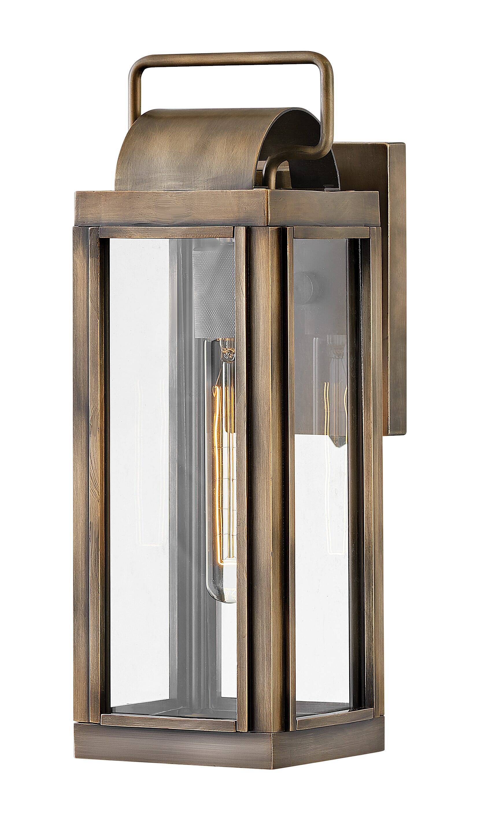 Burnished Bronze LED Outdoor Lantern from the Sag Harbor Collection