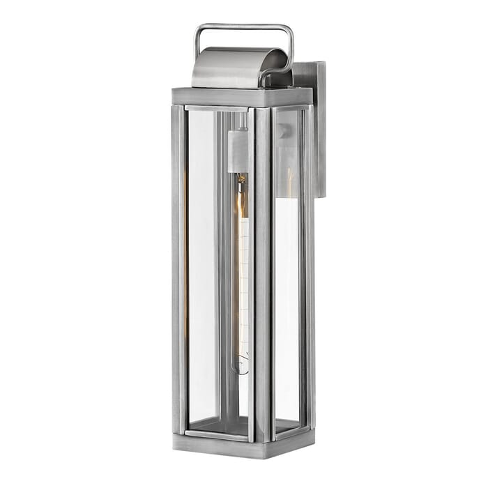 Hinkley Sag Harbor 21" Outdoor Wall Light in Antique Brushed Aluminum Hinkley Sag Harbor 21" Outdoor Wall Light in Antique Brushed Aluminum