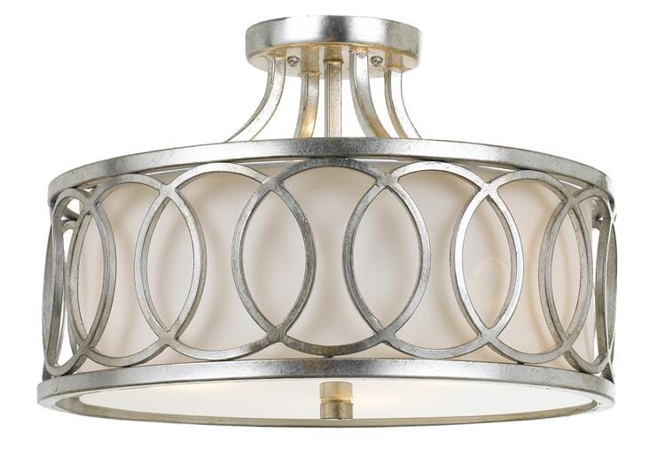 Libby Langdon for Graham Ceiling Light in Antique Silver