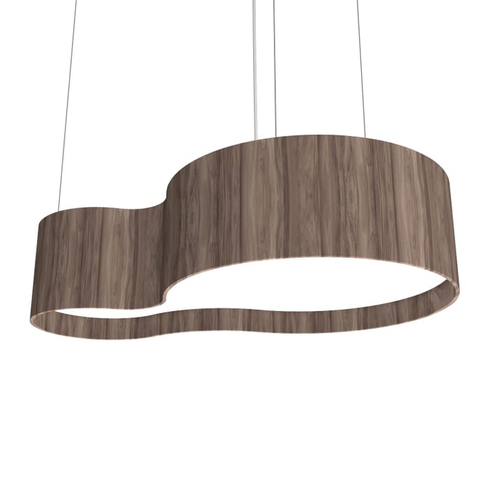 Organic LED Pendant in American Walnut Organic LED Pendant in American Walnut