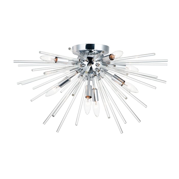 Maxim Lighting Polaris 8-Light Ceiling Light in Polished Chrome Maxim Lighting Polaris 8-Light Ceiling Light in Polished Chrome
