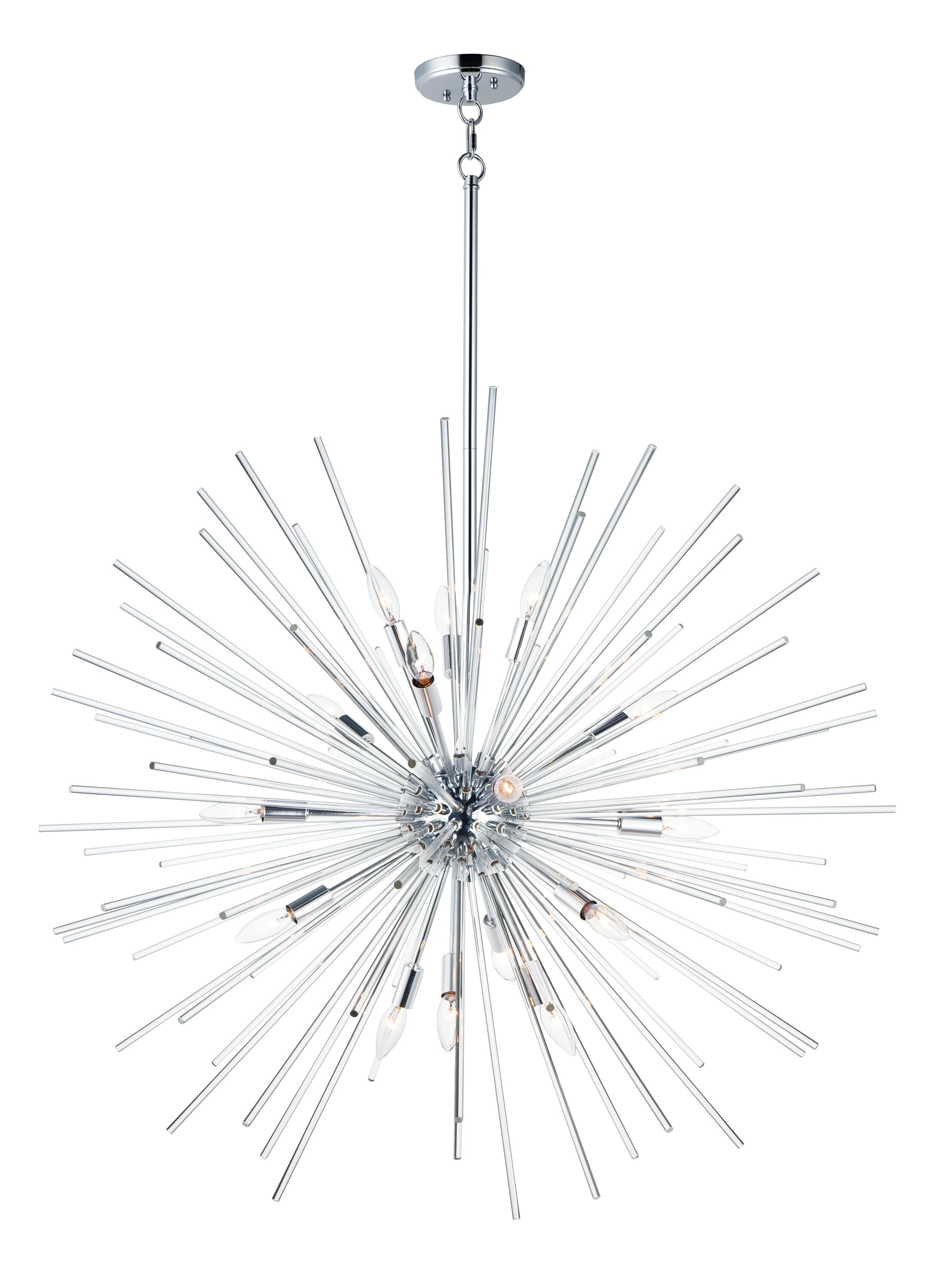 Polaris 37.5" 16-Light Pendant in Polished Chrome