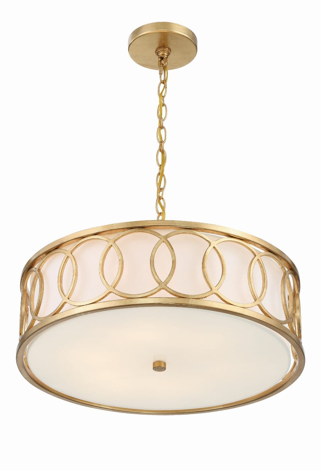 Graham 6-Light Chandelier in Antique Gold
