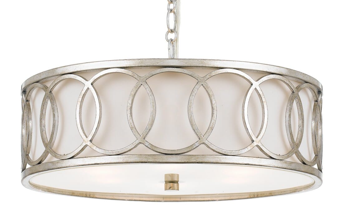 Libby Langdon for Graham 8" Chandelier in Antique Silver