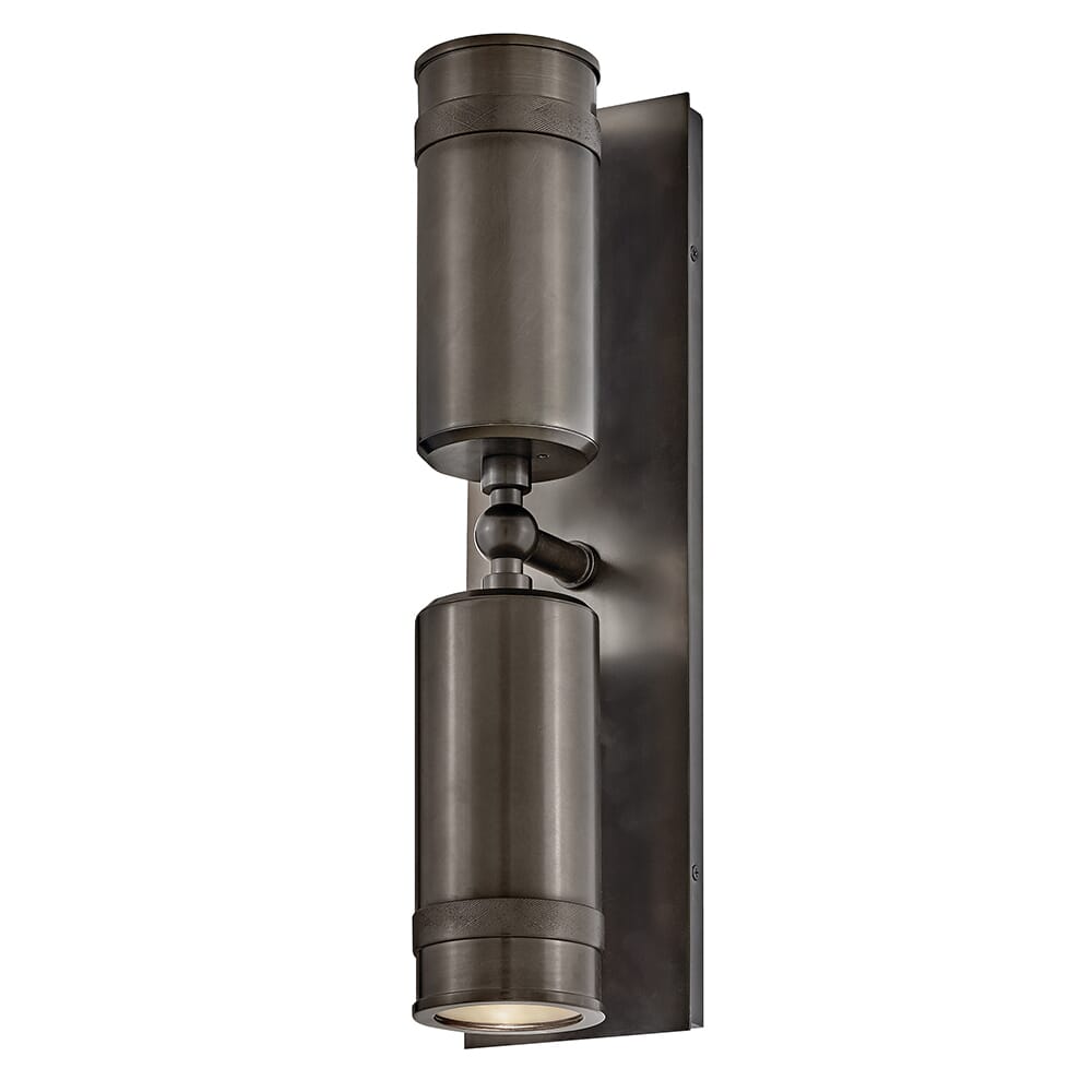 Black Oxide LED Wall Mount from the Pratt Collection